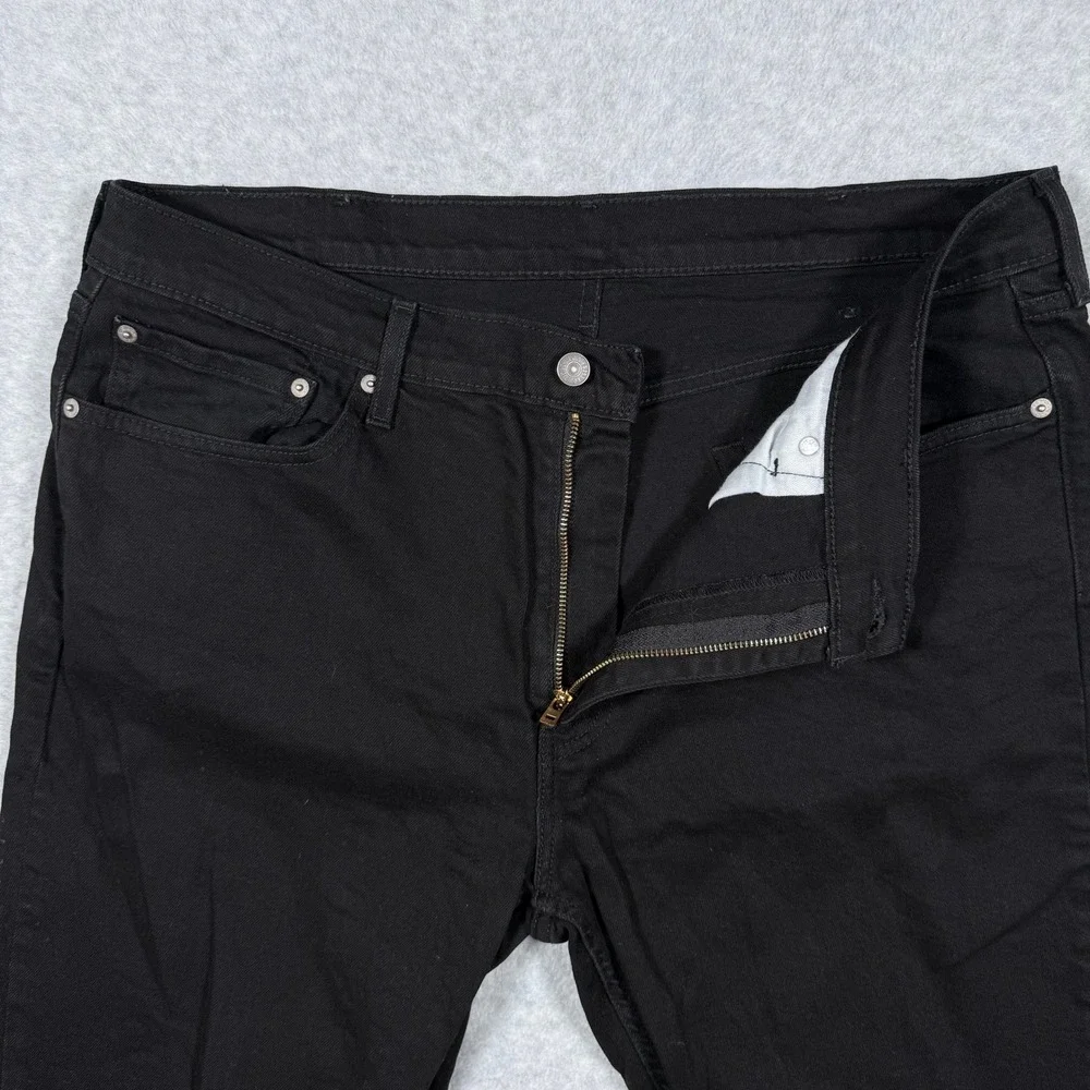 Levis 541 Athletic Taper Mens Black Denim Jeans 38x30 (Fits 38x27)